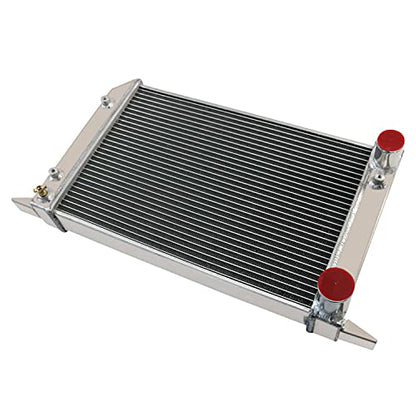ALLOYWORKS 2 Row 56mm All Aluminum Radiator for VW Scirocco/Pro Stock Style 80104N 60201 51965（ For Drag Racing Use Only）