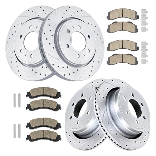 Acinoparts Front and Rear for 2010-2011 Ford F150(6 Lug Models ONLY) - size: ABK00403