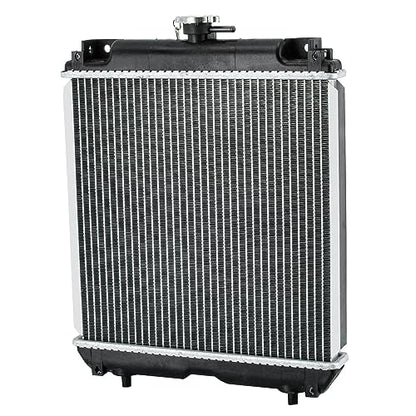 OE# 6C120-58502 6C170-58521 6C120-58500 Radiator Replacement for Kubota Tractor B7410D B7500D B7500DTN B7500HSD B7510D B7510DN B7510HSD B7510HSDTR B7610HSD, 2 Row Aluminium Core - size: 6C120-58502