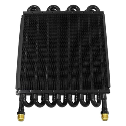 Transmission Oil Cooler Kit Fin Oil Cooler Kit (Black, 16 Pass) - color: Black, size: 16 Pass