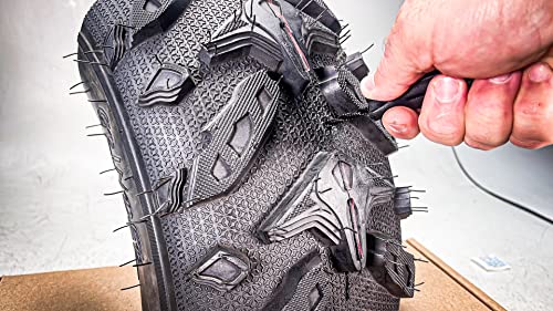 Stop & Go 1075A Tubeless Tire Plugger Repair Kit with 25 Rubber Plugs - size: 30 Piece Tire Plugger Repair Kit w/ Canvas Bag