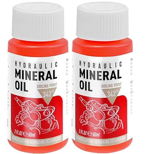 2 Pack Mineral Oil Brake Fluid for Shimano,Tektro TRP Hydraulic Disc Brakes