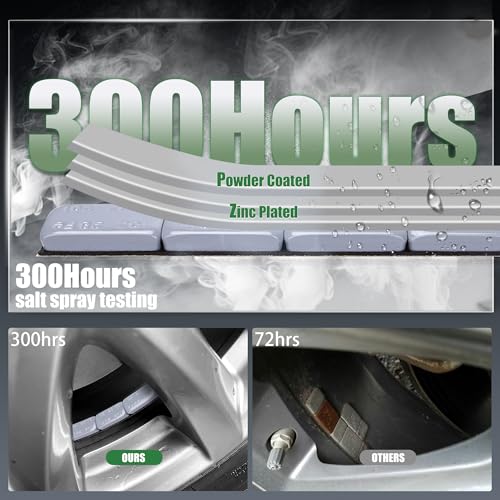 1 oz Stick On Wheel Weights 72pcs Low Profile Easy Peel Grey - color: Gray, size: 1oz-72PCS