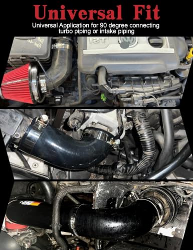 90 Degree Elbow Coupler ID 4 Inch 5-ply Silicone Hose&Clamp,3.5"Leg Length - size: 5-Ply ID 4 Inch