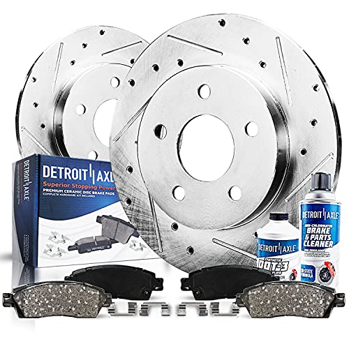 Detroit Axle - Rear Brake Kit for 2017-2018 Hyundai Santa Fe Sport - size: 6PR42517/kit