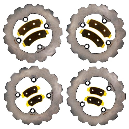Traild Brass Brake Pad & Rotor Kit for CFMoto UForce 2019-2026 Front & Rear - style: Brass Pad & Rotor Set