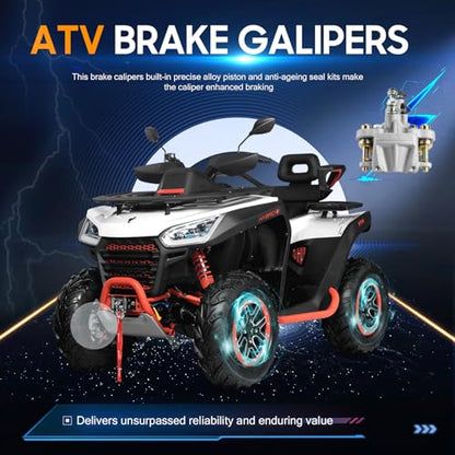 Rear Brake Caliper with Pads for Polaris Sportsman 400 450 500 600 700 800
