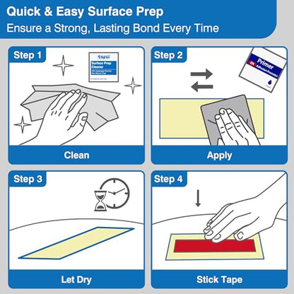 20PCS Adhesion Promoter Wipes + 20PCS Alcohol Prep Pads