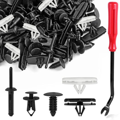 150PCS Jeep Wrangler Fender Clips, 5 in 1 Wrangler Grille Fastener Retainer