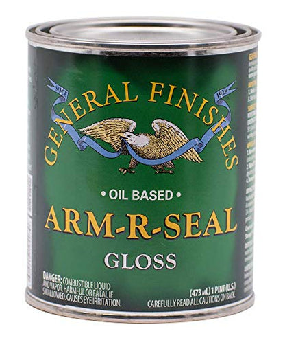 General Finishes Arm-R-Seal Oil Based Topcoat, 1 Pint, Gloss - color: Gloss, size: 1 Pint