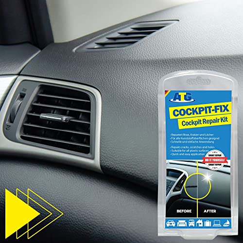 ATG Car Dash Repair Kit for Cracked Dash – Dashboard Crack Filler for Vinyl, Leather and Plastic – Car Interior Repair Kit