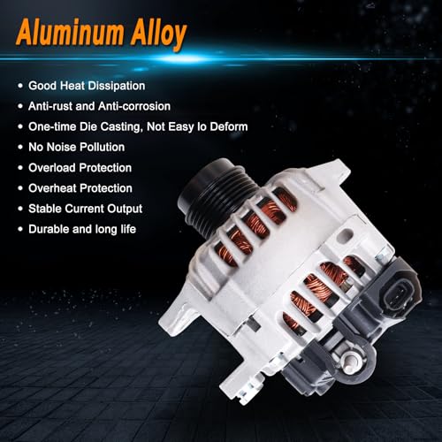 New Alternator for Rio EX 1.6L 2014-2017, 373002B760