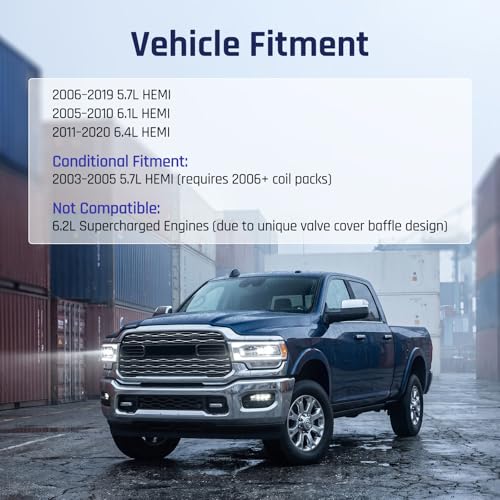 SPELAB Valve Cover Compatible with Hemi Gen III 5.7/6.1/6.4 Engine 2003-2020 Cast Aluminum Blue - color: Blue