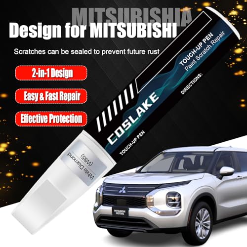 Car Touch Up Paint(Red Diamond(P62)) for Mitsubishi - color: Red Diamond(P62) for 2025 Outlander/2025 Outlander PHEV/2025 Outlander Sport/2025 Eclipse Cross