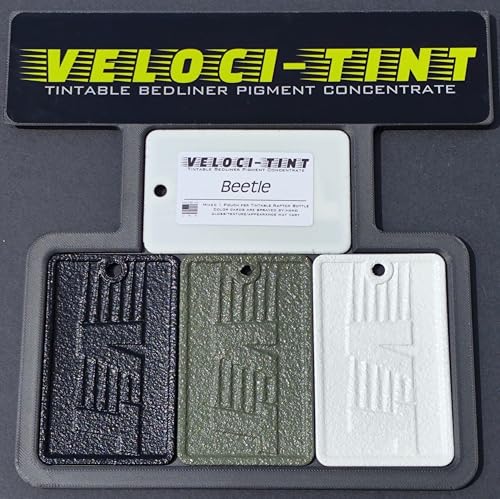 VelociTint Bedliner Pigment Concentrate 2oz Pouch for 2K Urethane Tintable Bed Liner 200+ Colors Available (Beetle) - color: Beetle