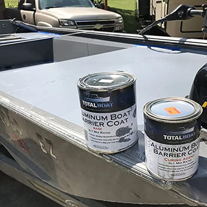 TotalBoat Aluminum Boat Barrier Coat Marine Epoxy Primer - Gray Quart - size: 32 Fl Oz (Pack of 1)