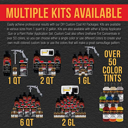 Custom Coat Coyote Brown Spray-On Urethane Truck Bed Liner Kit, 1 Gallon