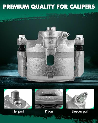 SCITOO Front Left Disc Brake Caliper With Bracket 19B1335 - size: Front Driver[19B1335]