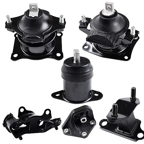 Engine Motor Mount Set Compatible with 2003-2007 Honda Accord 3.0L V6 Replaces# A4527HY A4526HY A4525 A4544 A4517 A4524 - size: Honda Accord 3.0L 2003-2007