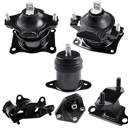 Engine Motor Mount Set Compatible with 2003-2007 Honda Accord 3.0L V6 Replaces# A4527HY A4526HY A4525 A4544 A4517 A4524 - size: Honda Accord 3.0L 2003-2007