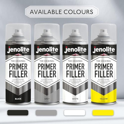 JENOLITE Primer Filler Aerosol, Quick-Drying Multi-Surface, White 1x13.5oz - color: White