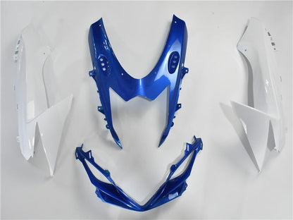 YTL Blue White Full Fairing Fit for Suzuki 2011-2026 GSXR 600/750 - color: 008 Blue White