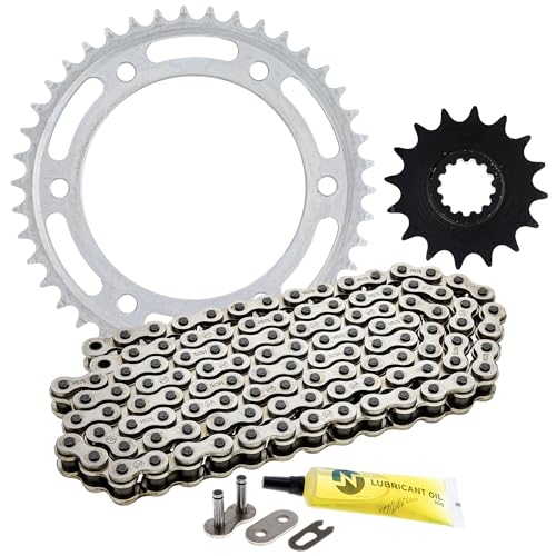 NICHE Drive Sprocket Chain Combo for Honda CBR600RR ABS Front 16 Rear 42 Tooth 525HZ Standard 112 Links - size: Standard Chain