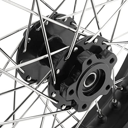 TOFR 14"x2.15" CNC Rear Wheel Rim Hub for Surron SUR-RON Light Bee X LBX - color: Black, size: 14" Rear