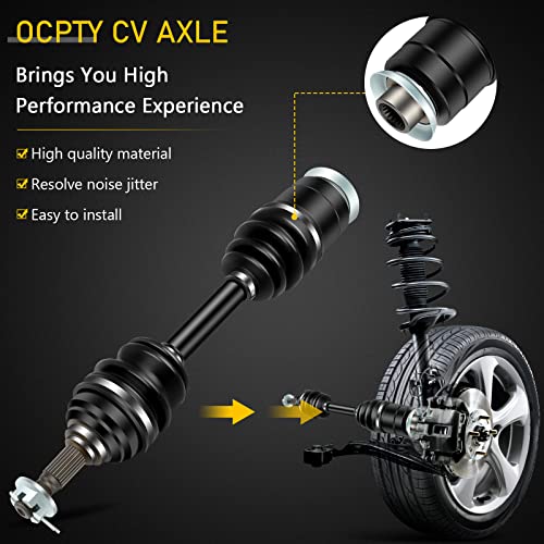 OCPTY Rear Left Right CV Axle Shaft Assembly 0402-171 Replace for Arctic