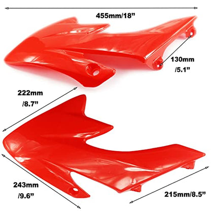 PRO BAT 7 PCs CRF50 Plastic Fender Kit XR50 Fairing Fender Kit Motorcycle - color: Pink