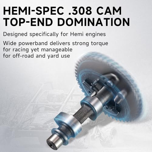 Billet Aluminum Flywheel .308 Hemi Camshaft 3.308 Rod 70mm Flat Piston Kit
