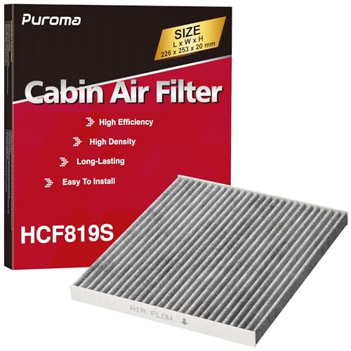 Puroma Cabin Air Filter Activated Carbon for CF11819 Hyundai KIA GMC Saturn - style: HCF819S