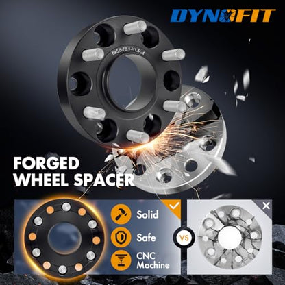 dynofit 1.5" hubcentric wheel spacer 6x5.5 for Silverado Sierra 1500 99-26 - size: 1.5 inch 78.1mm