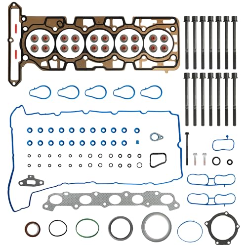 HS26390PT 3.5L 3.7L Head Gasket Set with Head Bolts for Chevy GMC 07-12 - size: 3