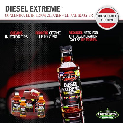 Hot Shot's Secret Diesel Extreme, 16 oz, Fuel System Cleaner - size: 16 Fl Oz (Pack of 1)