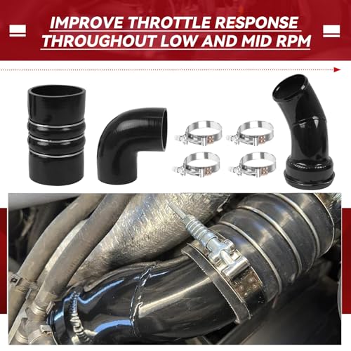 Cold Side Turbo Intercooler Pipe Kit Fit for 2011-2016 Ford F250 F350 F450 F550 Super Duty 6.7L V8 Diese, Replace 667-300