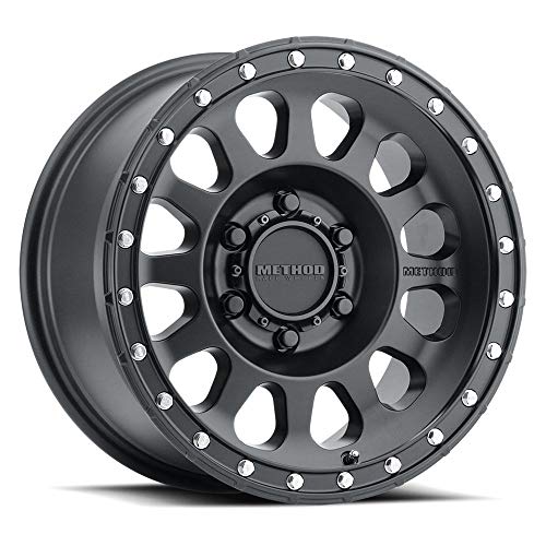 315 Custom Wheel - Matte Black Rims - 17" x 9", -12 Offset, 6x139.7 Bolt Pattern, 106.25mm Hub