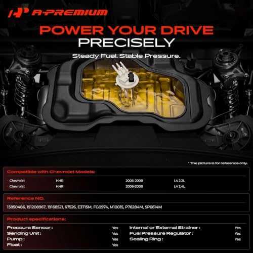 A-Premium Electric Fuel Pump Module Assembly with Pressure Sensor