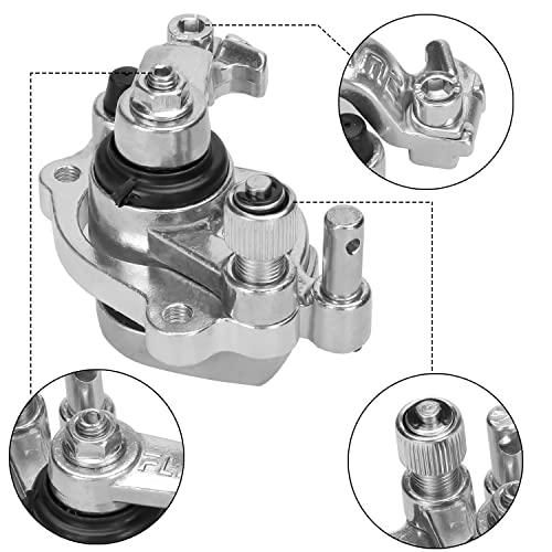 GREHUA Front Rear Disc Brake Caliper Kit Compatible with Razor MX500 MX650 SX500 McGrath Dirt Rocket Bike Motocross Dirt Quad 500 ATV E500S Electric Scooter Heavy Duty Parts for W15128190009