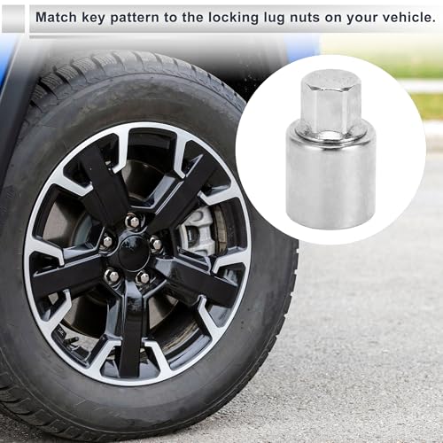 Vehicle Wheel Lock Lugnut for Jeep Compass #808 Anti-theft Screw Nut Removal Key Socket 1pc - size: 808
