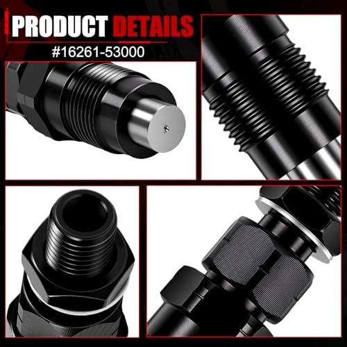 16032-53900 Fuel Injectors Set of 4 Compatible with Kubota V1505 Engine - color: F-16032-53902