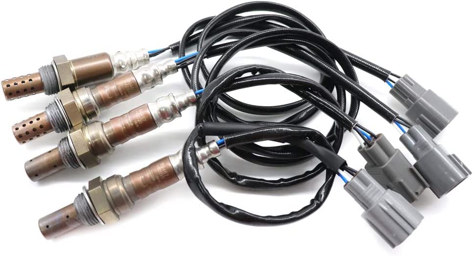 89467-42010 89467-42020 89465-42090 89465-42100 4PCS Air Fuel Ratio Oxygen Sensor Compatible with 2001 2002 2003 Toyota Rav4