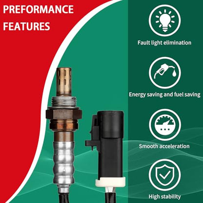 15716 15717 Upstream Downstream O2 Oxygen Sensor (Set of 4) Compatible with Ford Ranger Mustang Expedition Explorer Escape F150 F250 F350 Mazda Tribute Lincoln Mercury for 234-4127 234-4071 - size: (4 PCS) 234-4127 234-4071
