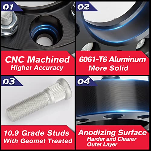 KSP 6x135 Wheel Spacers for f150 2004-2014, 1.5"(38mm) Spacer with Hub Lip Compatible with Ford Expedition 2003-2014, Forged Spacer with M14X2 Thread 87.1mm Center Bore fit Navigator Mark LT 2005-14 - size: 1.5" 2003-2014 Expedition