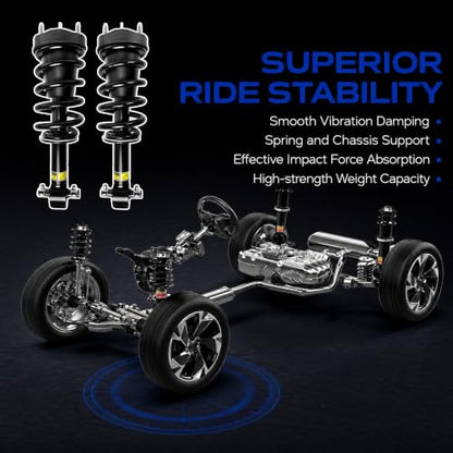 2Pcs Front Struts Assembly 19353951 for Cadillac Escalade 2007-2014 - size: 2007-2014 Front Struts