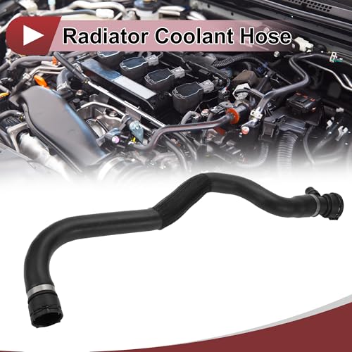 1 Pcs Radiator Coolant Hose for BMW 530i 540i 2017-2020 Upper Coolant Return Line No.17128602870 Black Rubber