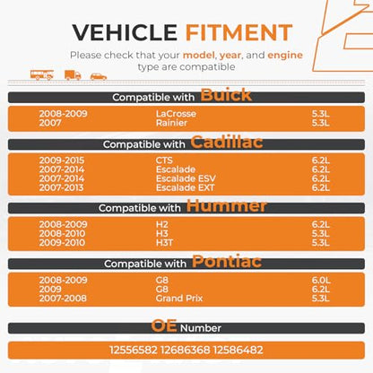 Autoexact 4.8 5.3 6.0 6.2 Engine Timing Chain w/Sprocket Tensioner Fit for 2007-2019 Buick Chevy Express Silverado Suburban Cadillac Escalade GMC Sierra Yukon Pontiac Hummer Replace 3Pcs 12556582 - size: Fit for 2007-2019 Chevy GMC-4.8/5.3/6.0/6.2