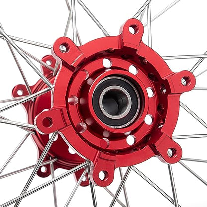 TOFR CNC 17"x4.25" Spoke Rear Wheel Rim for Surron Sur-Ron Ultra Bee Red - color: Red, size: N/A Front 17" Rear