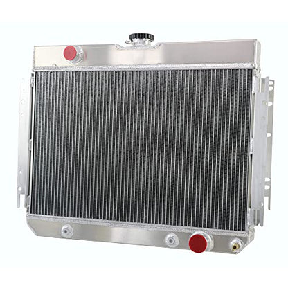 Chevy Impala Radiator, Chevy Bel Air Radiator, Chevy Biscayne Radiator, Aluminum Radiator for 1959-1968 Chevy Impala/Bel Air/Chevelle/Caprice/Biscayne, 3 Row Radiator