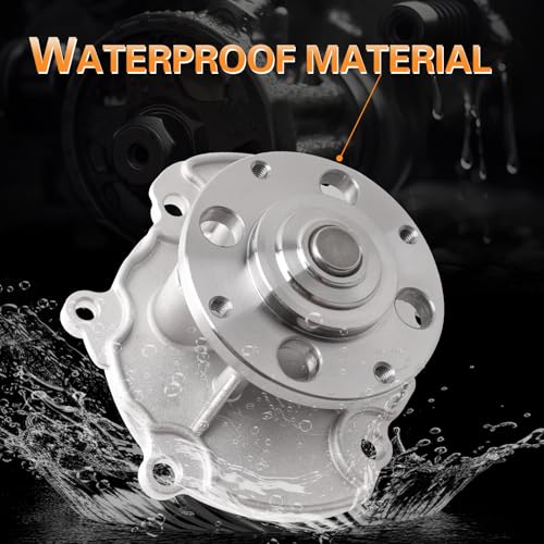 Water Pump and Thermostat Kit Compatible with 2009-2019 Traverse 3.6L - size: 2008-2017 Enclave